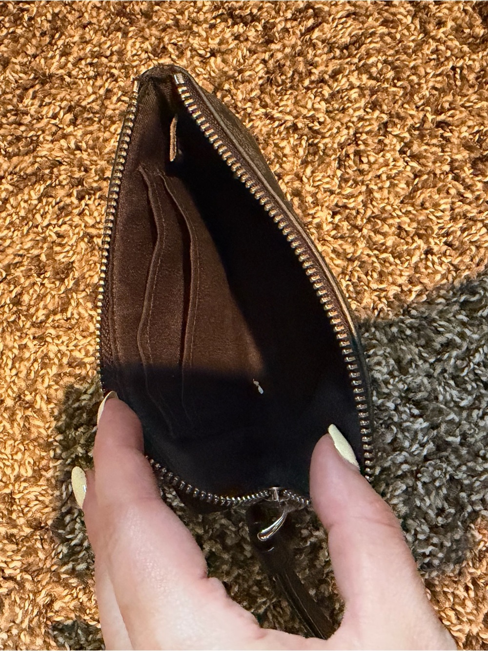 Coach Black Signature Wrist Strap Wallet - Picture 2 of 2